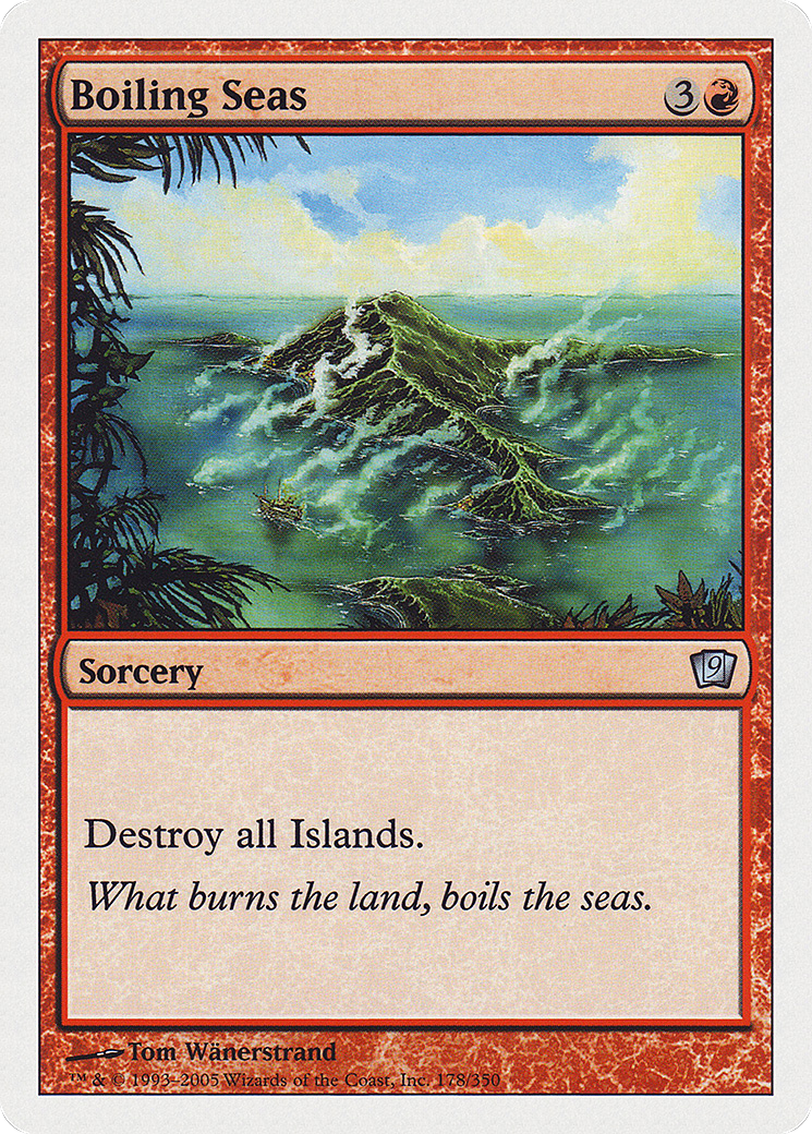 Boiling Seas (9ED-178) Foil