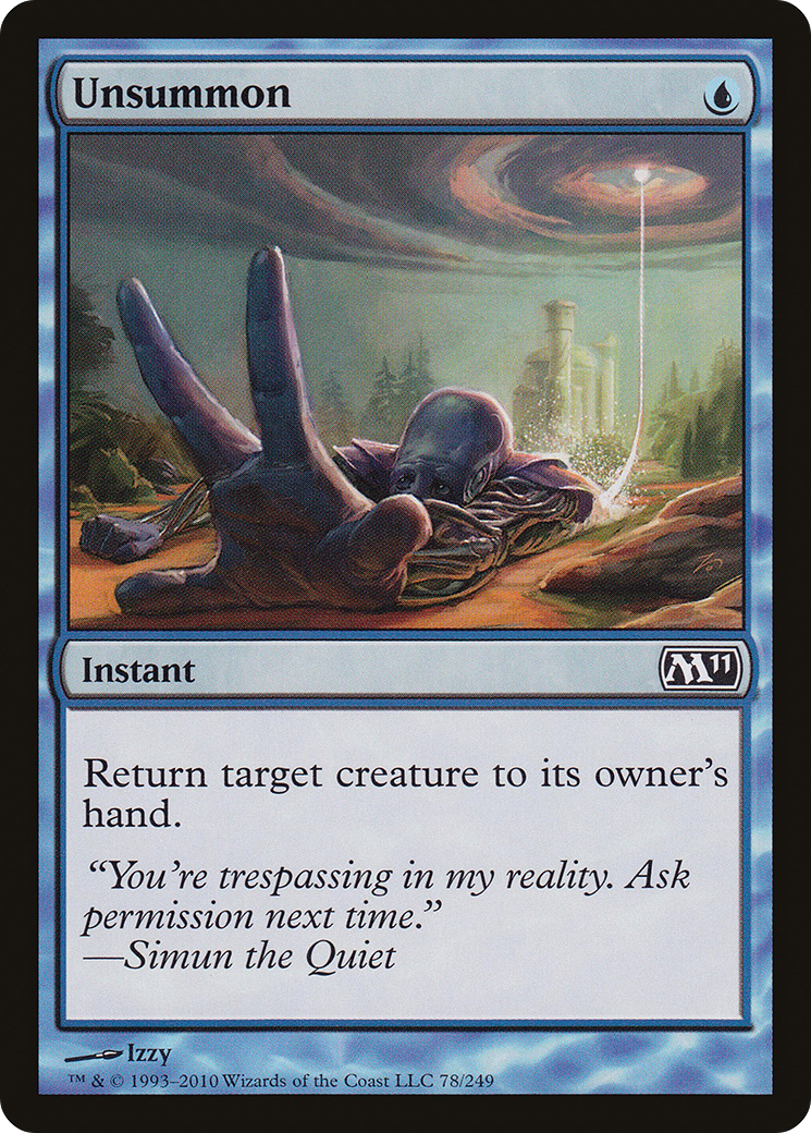 Unsummon (M11-078) Foil