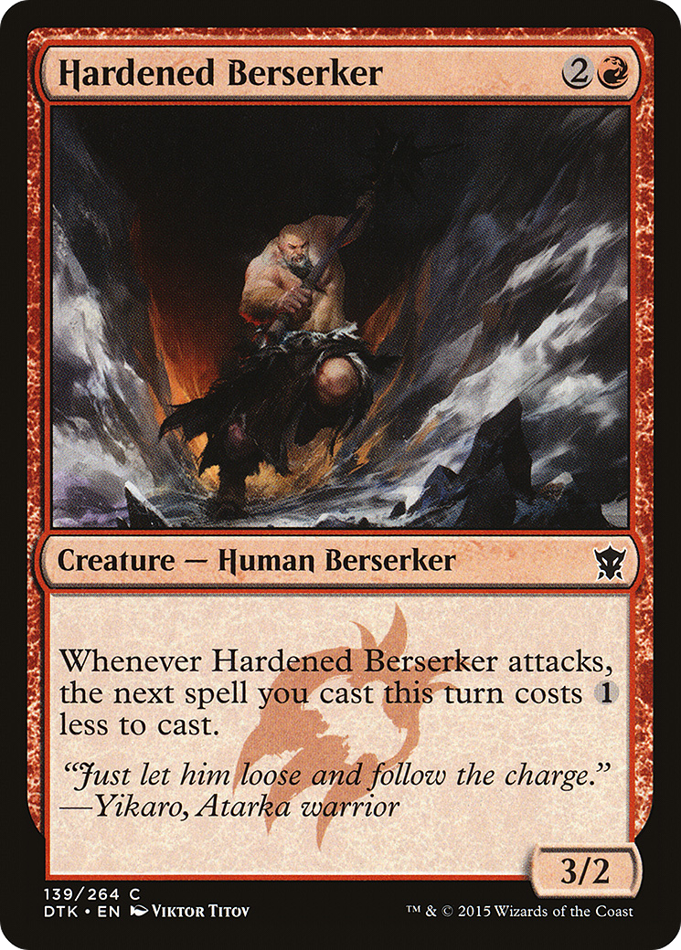 Hardened Berserker (DTK-139) Foil