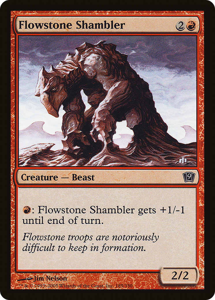 Flowstone Shambler (9ED-185) Foil