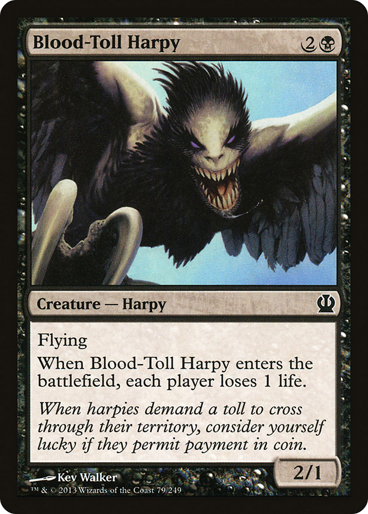 Blood-Toll Harpy (THS-079) Foil