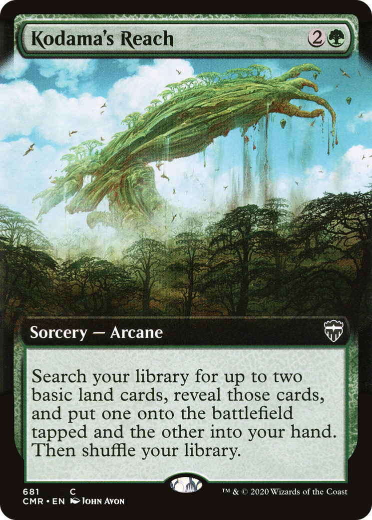 Kodama's Reach (Extended Art) (CMR-681) Foil