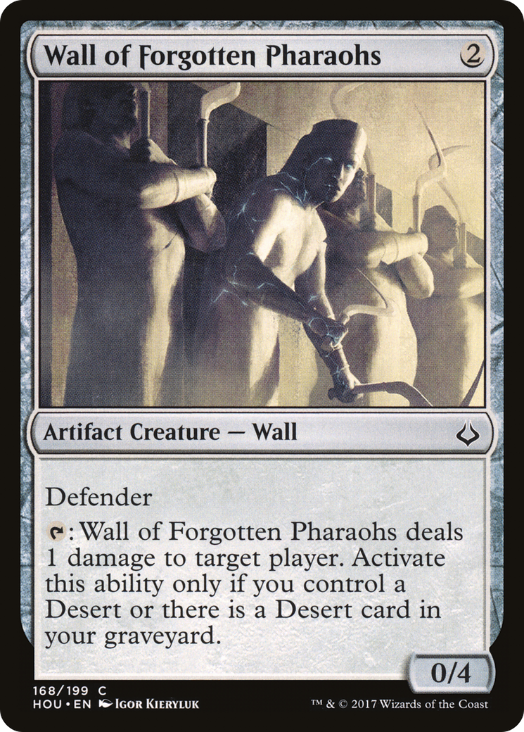 Wall of Forgotten Pharaohs (HOU-168) Foil