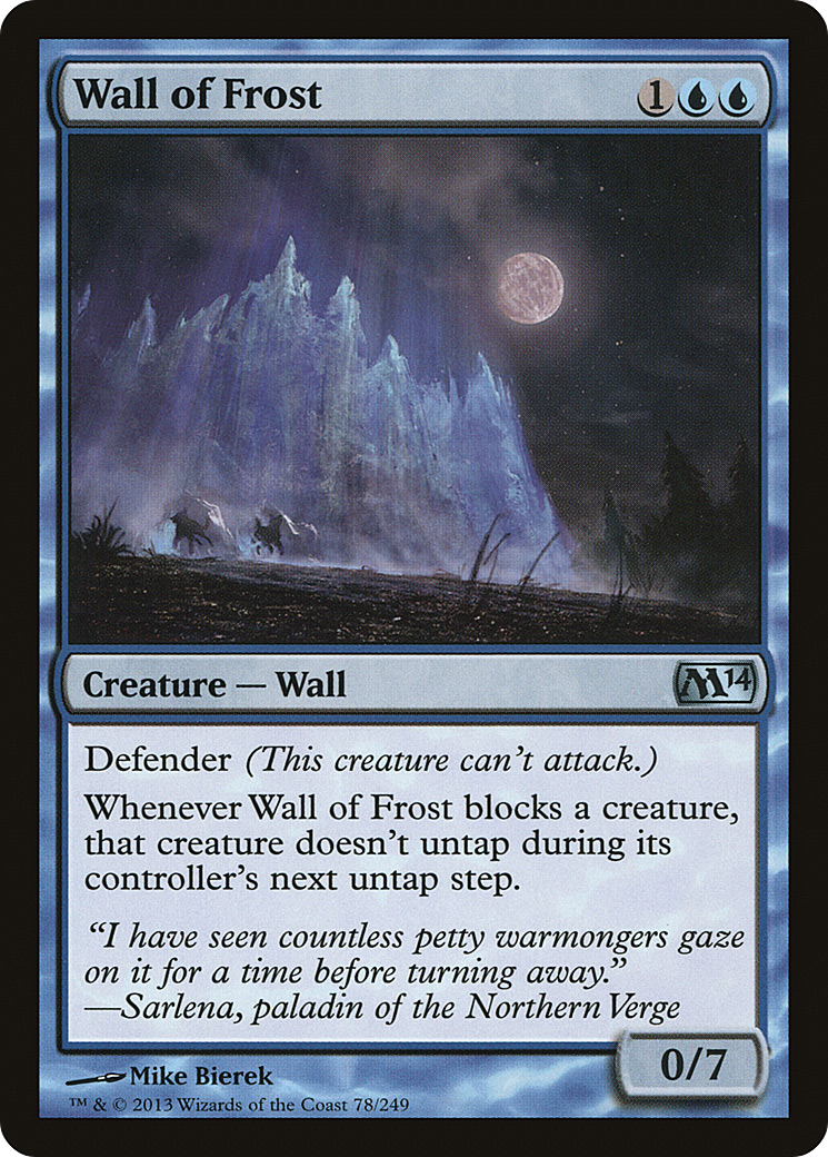 Wall of Frost (M14-078) Foil