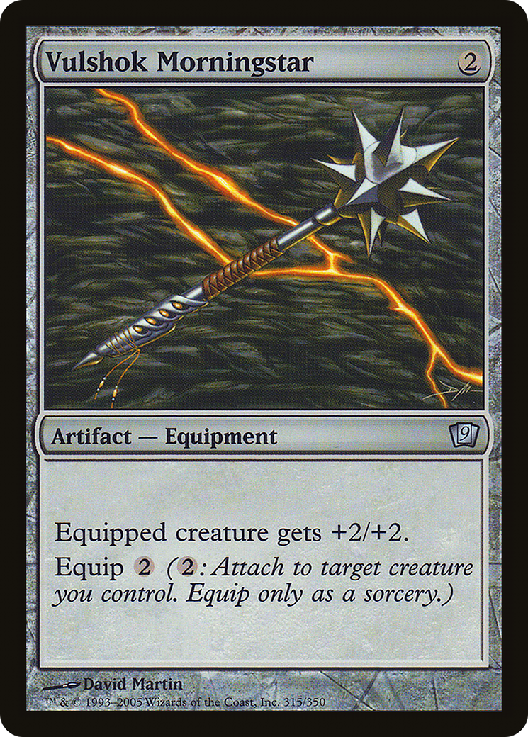 Vulshok Morningstar (9ED-315) Foil