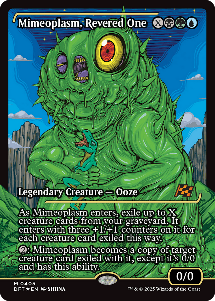 Mimeoplasm, Revered One (DFT-405) - Aetherdrift: (Showcase) Foil