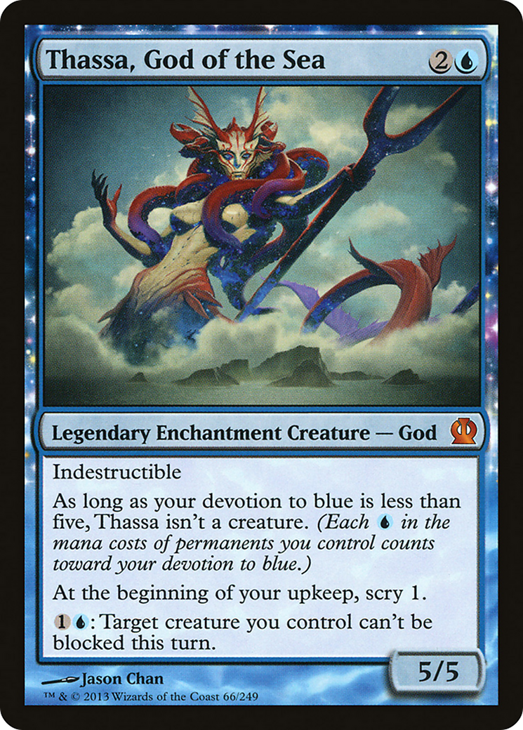 Thassa, God of the Sea (THS-066) Foil