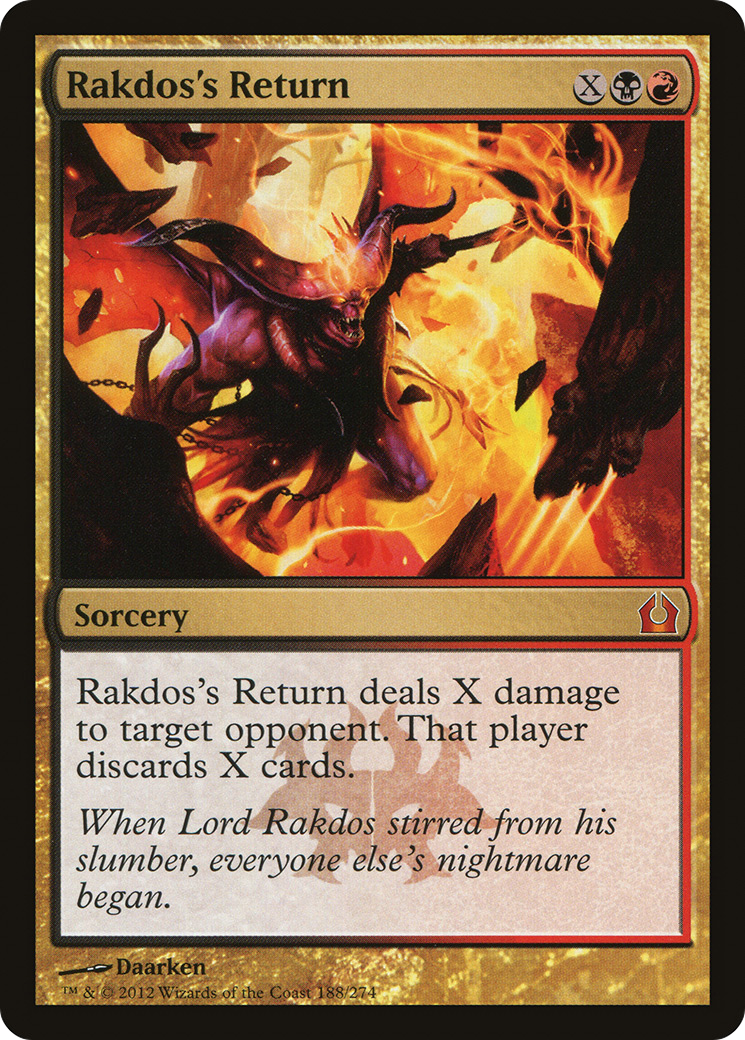 Rakdos's Return (RTR-188) Foil