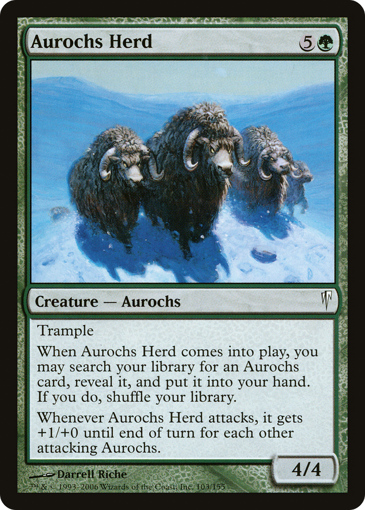 Aurochs Herd (CSP-103) Foil