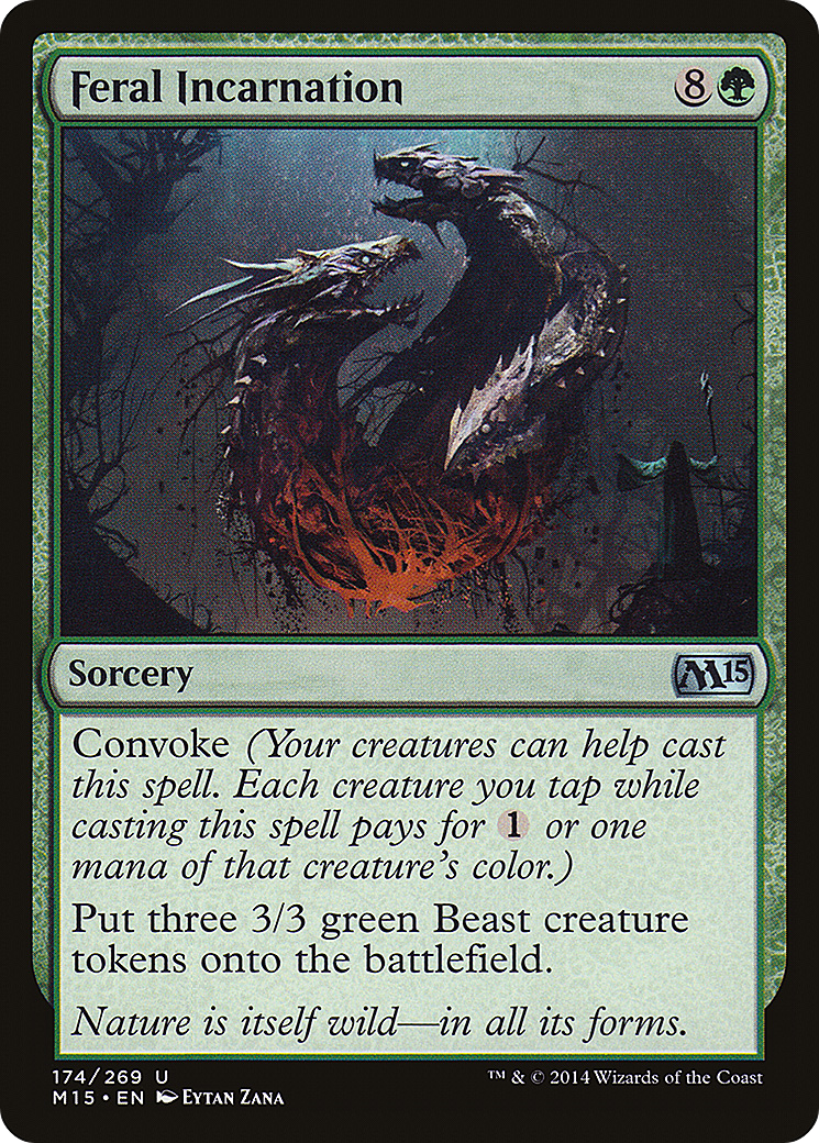 Feral Incarnation (M15-174) Foil