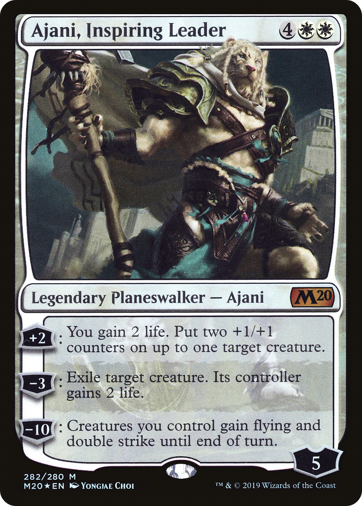 Ajani, Inspiring Leader (M20-282) Foil