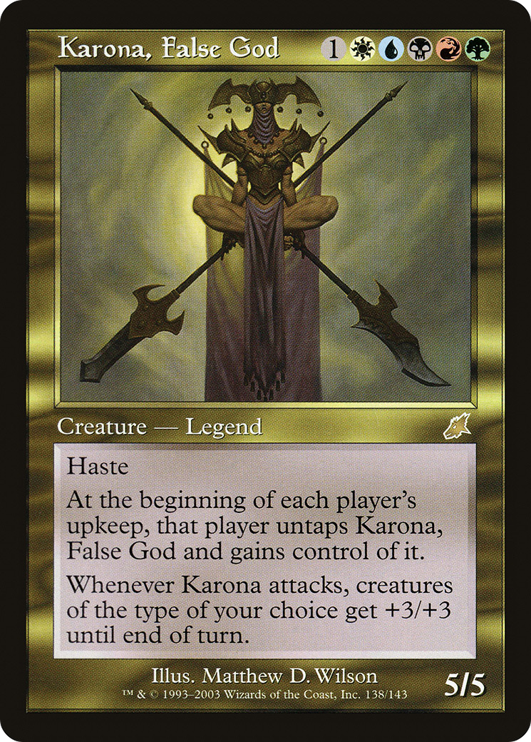 Karona, False God (SCG-138) Foil