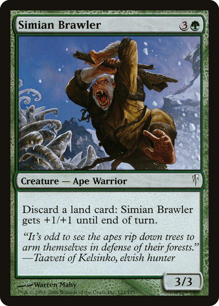 Simian Brawler (CSP-122) Foil