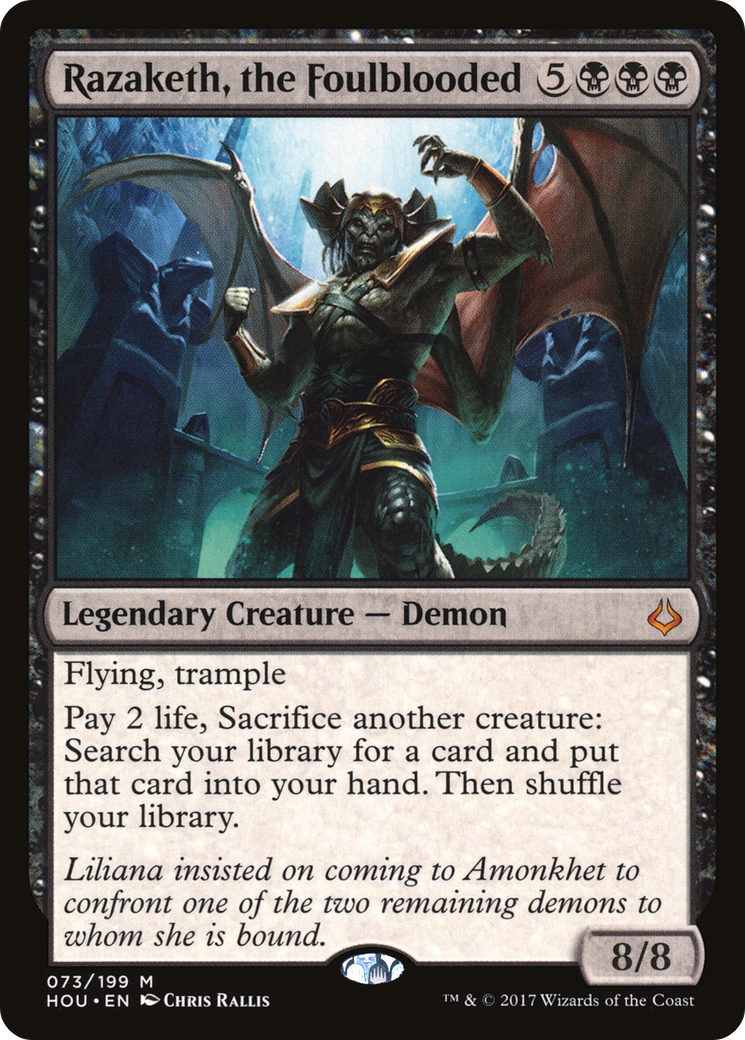 Razaketh, the Foulblooded (HOU-073) Foil