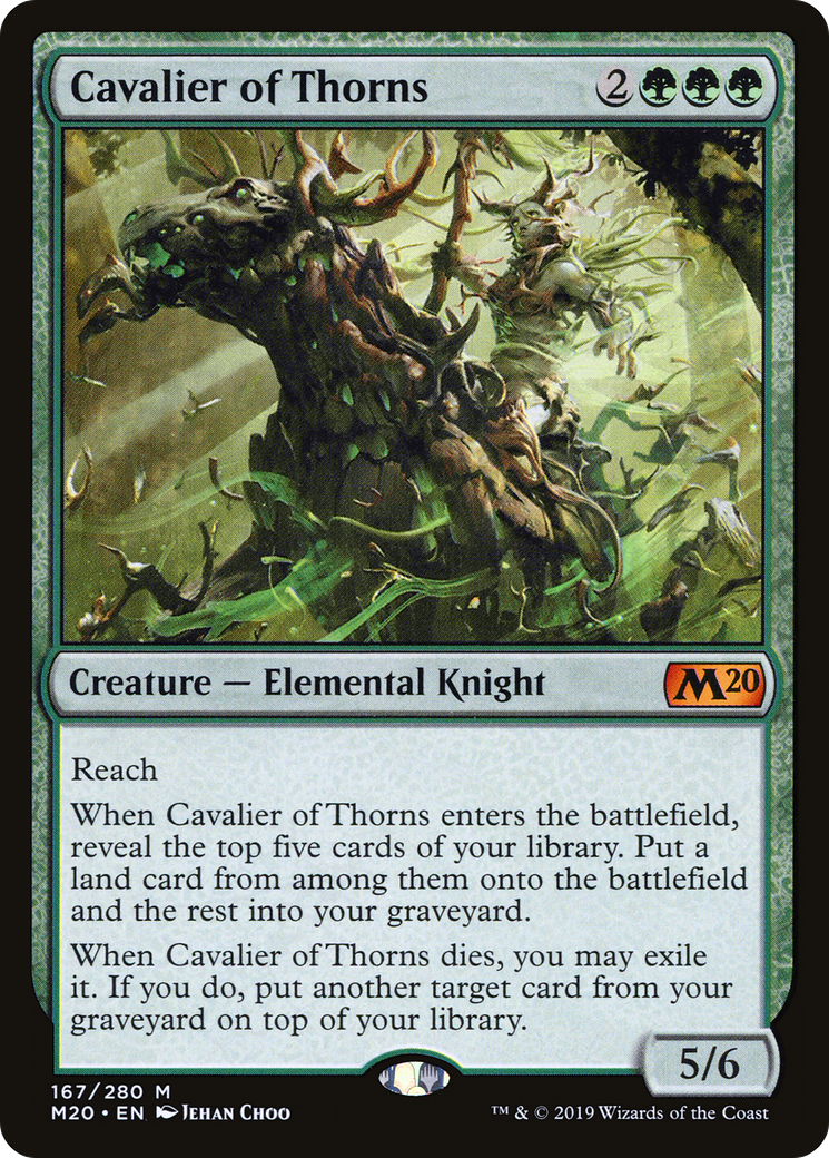 Cavalier of Thorns (M20-167) Foil