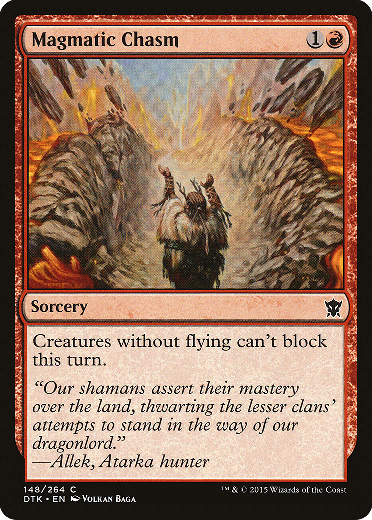 Magmatic Chasm (DTK-148) Foil