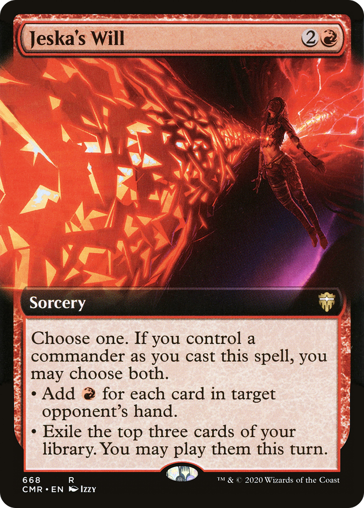 Jeska's Will (Extended Art) (CMR-668) Foil