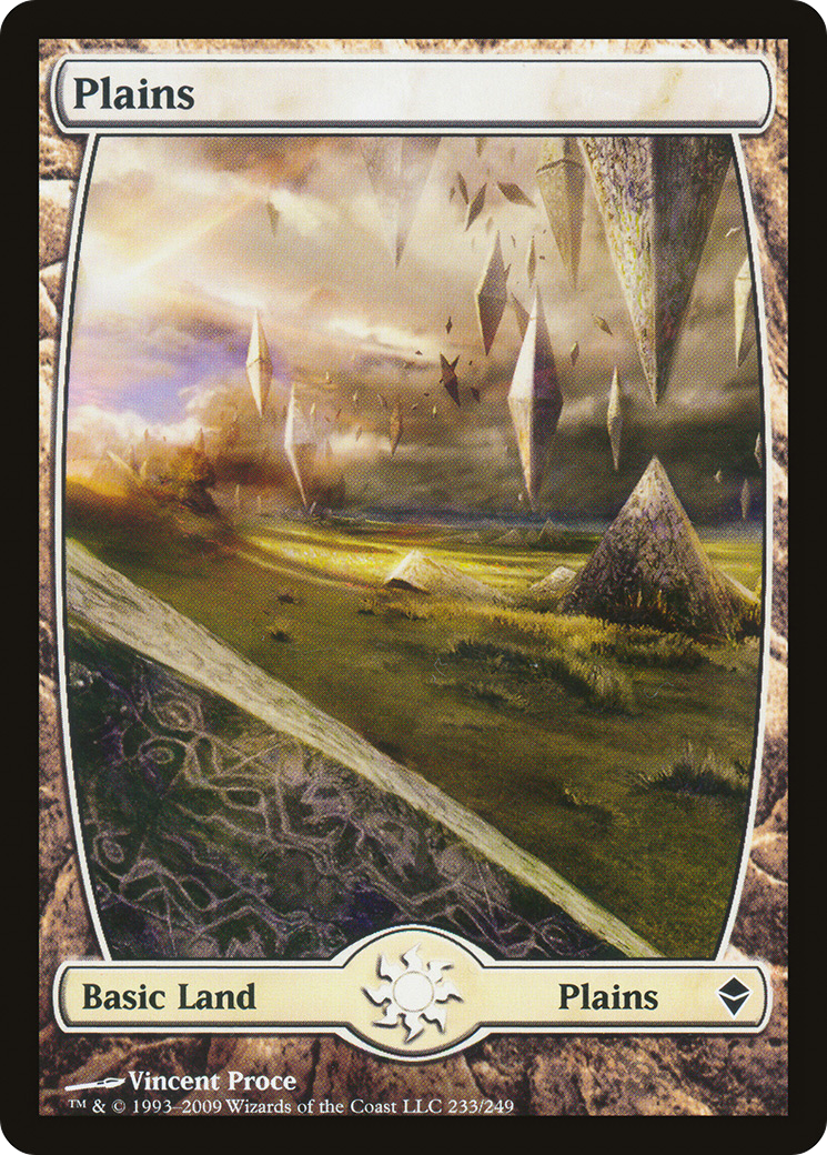 Plains (233) - Full Art (ZEN-233) Foil