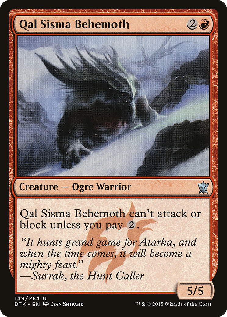 Qal Sisma Behemoth (DTK-149)
