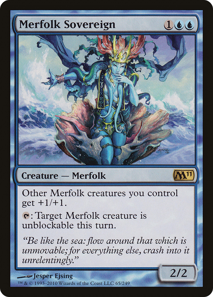 Merfolk Sovereign (M11-065)