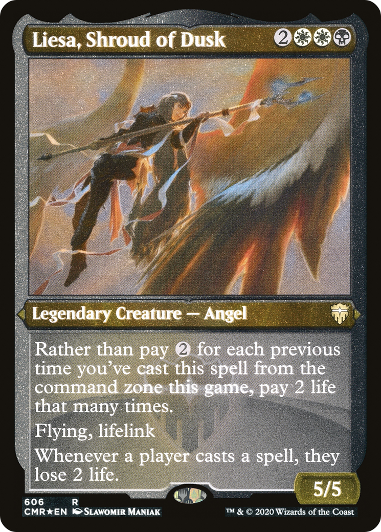 Liesa, Shroud of Dusk (Foil Etched) (CMR-606) Foil