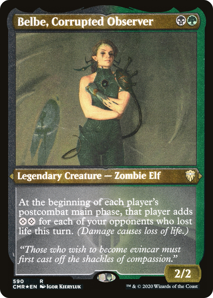 Belbe, Corrupted Observer (Foil Etched) (CMR-590) Foil