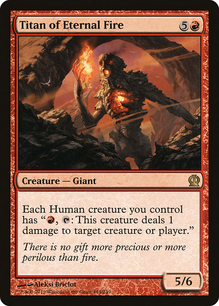 Titan of Eternal Fire (THS-144) Foil
