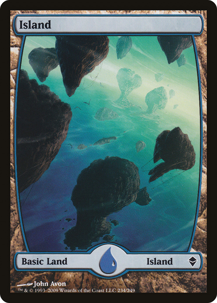 Island (234) - Full Art (ZEN-234) Foil