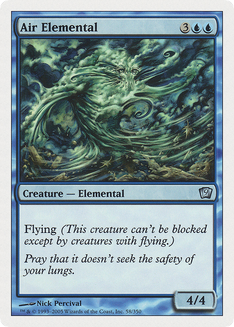 Air Elemental (9ED-058) Foil