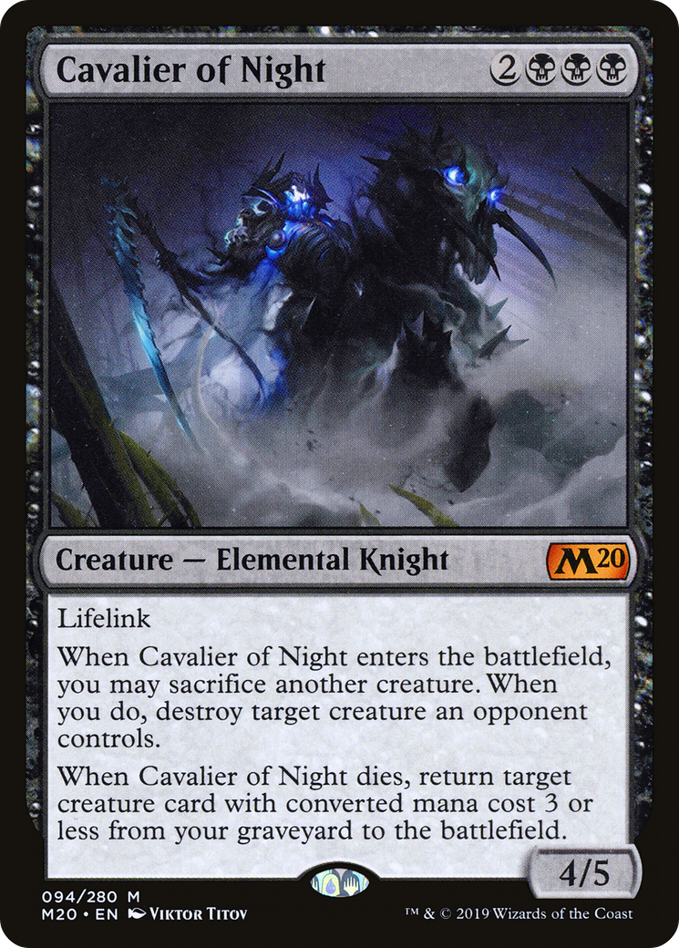 Cavalier of Night (M20-094) Foil