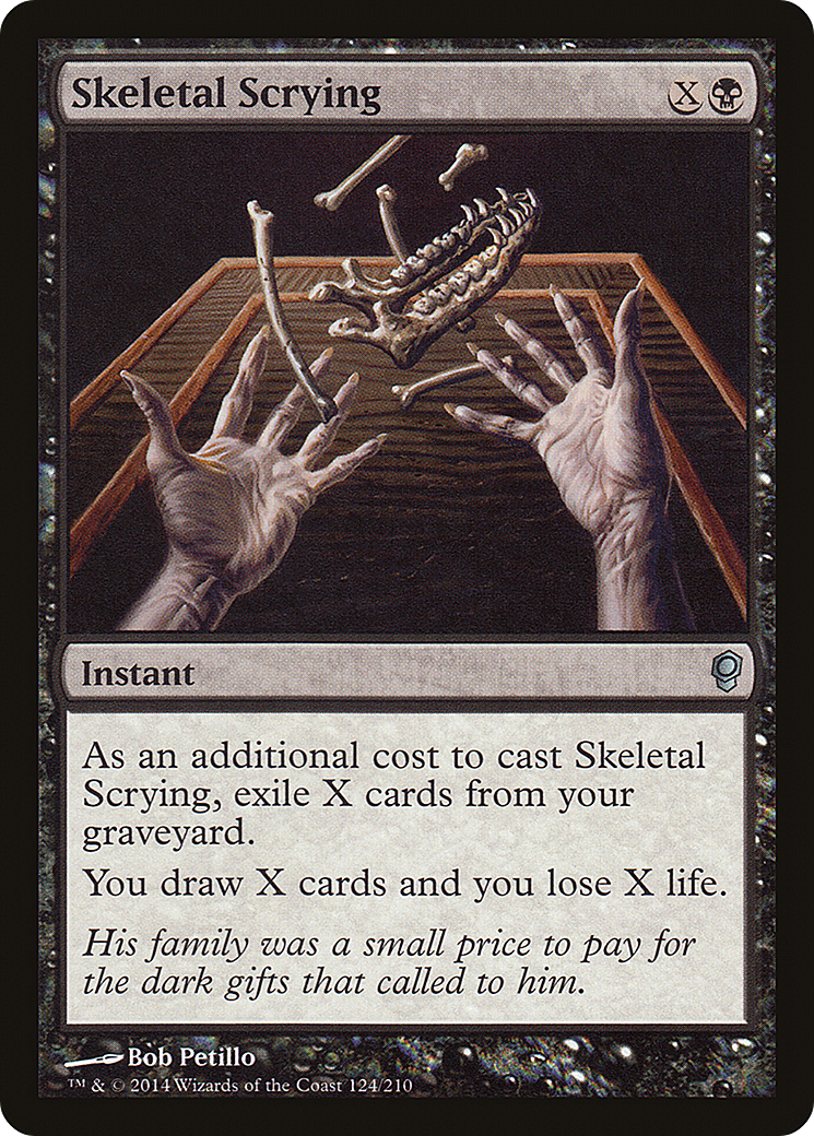 Skeletal Scrying (CNS-124) Foil