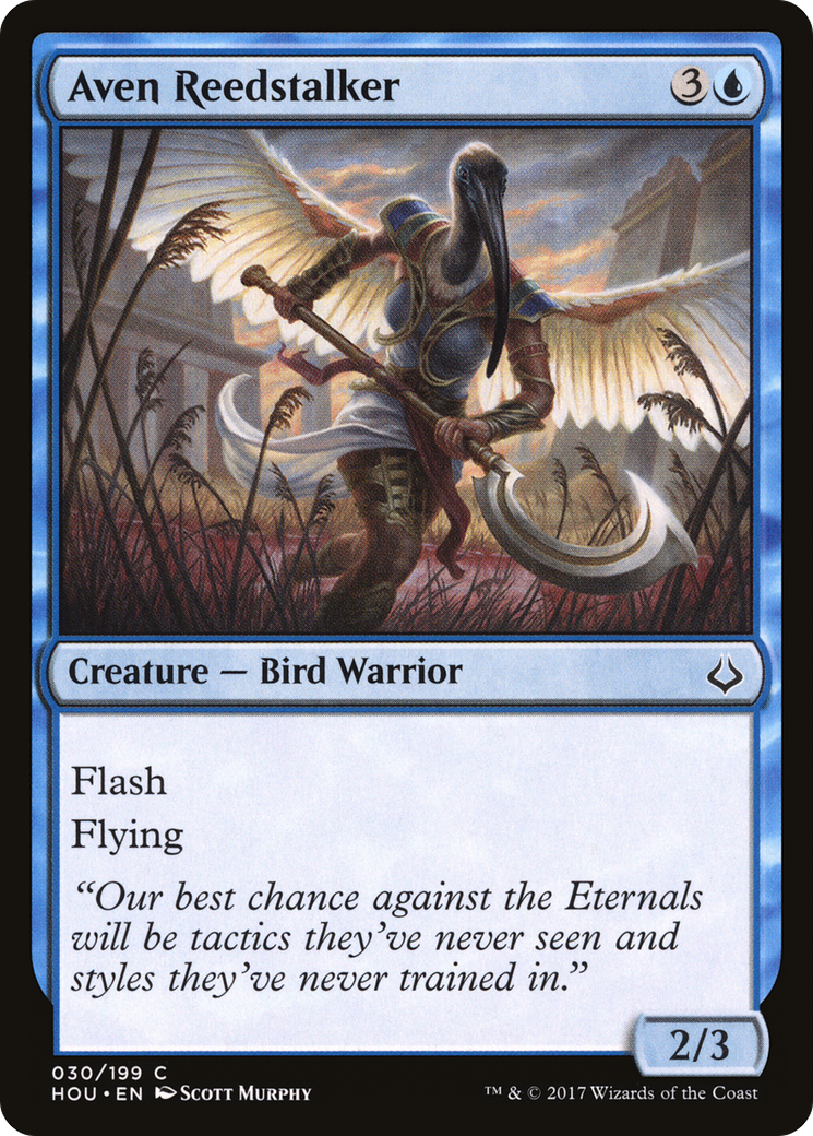 Aven Reedstalker (HOU-030) Foil