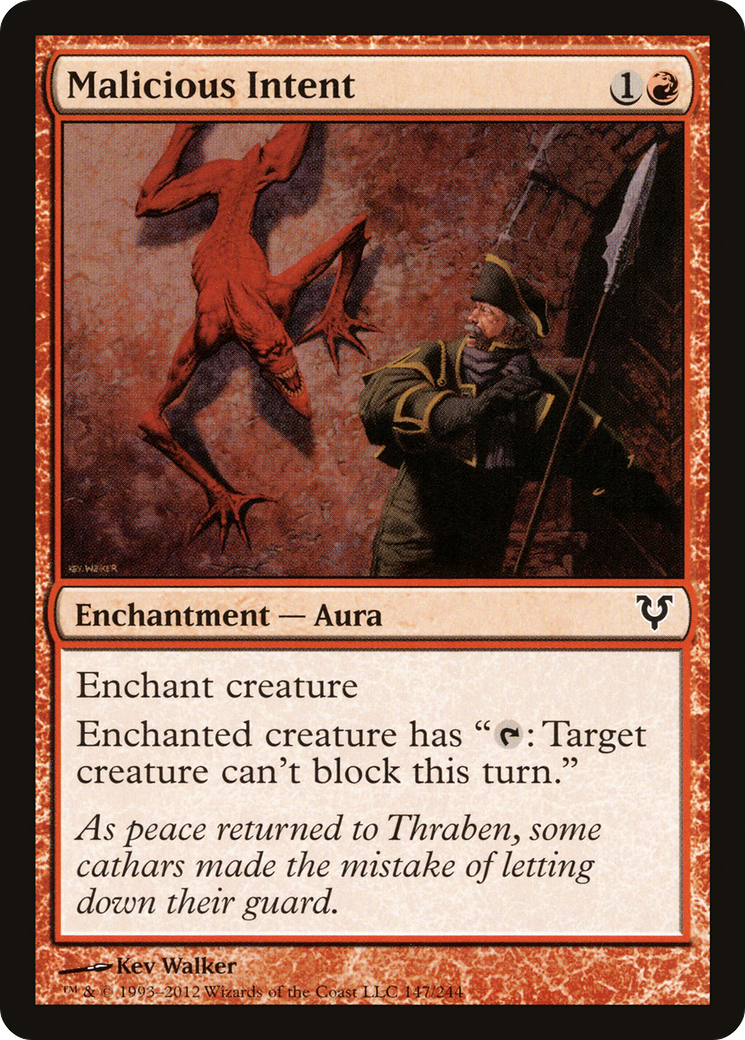Malicious Intent (AVR-147)