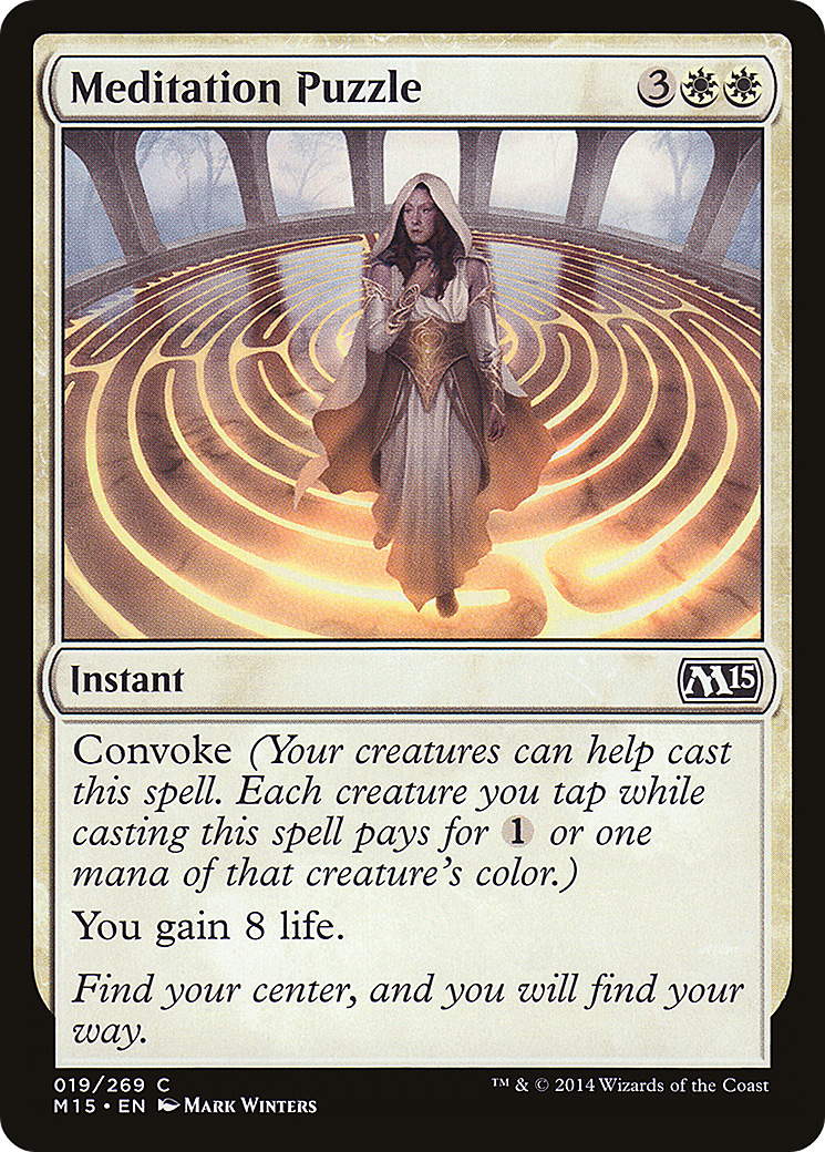 Meditation Puzzle (M15-019) Foil