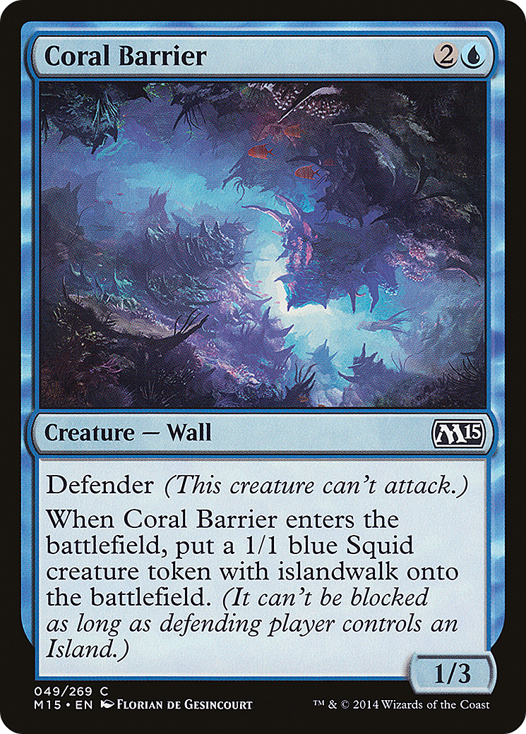 Coral Barrier (M15-049) Foil