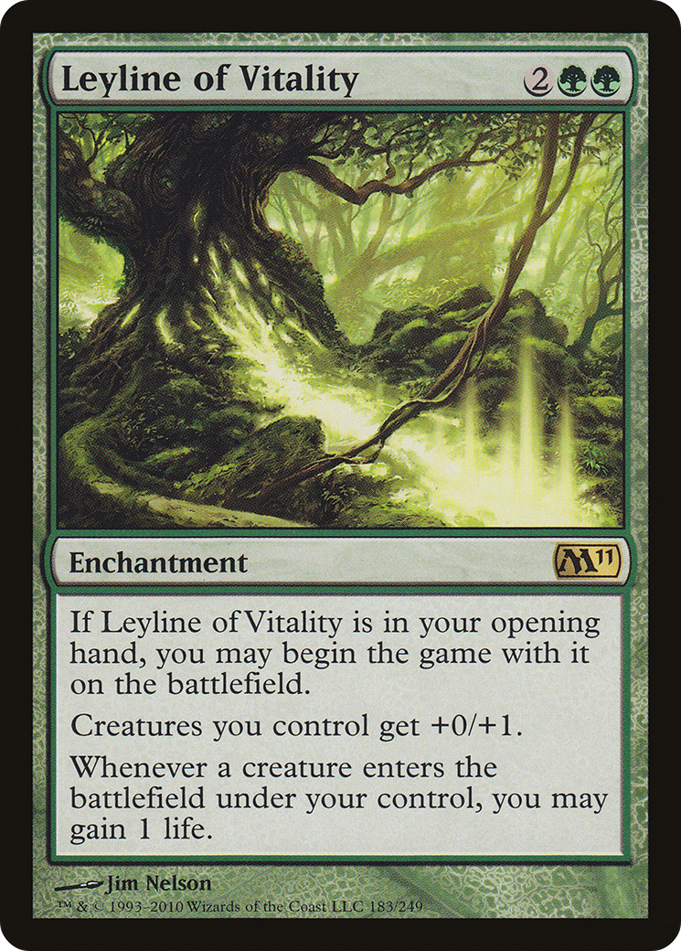 Leyline of Vitality (M11-183) Foil