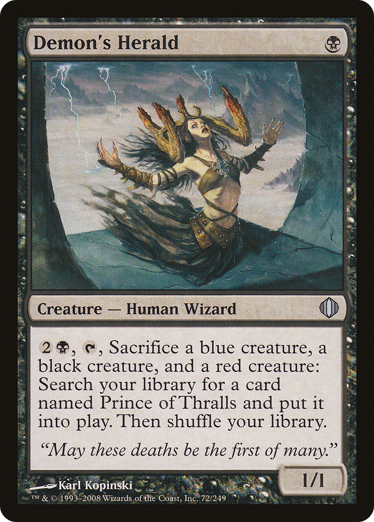 Demon's Herald (ALA-072) Foil