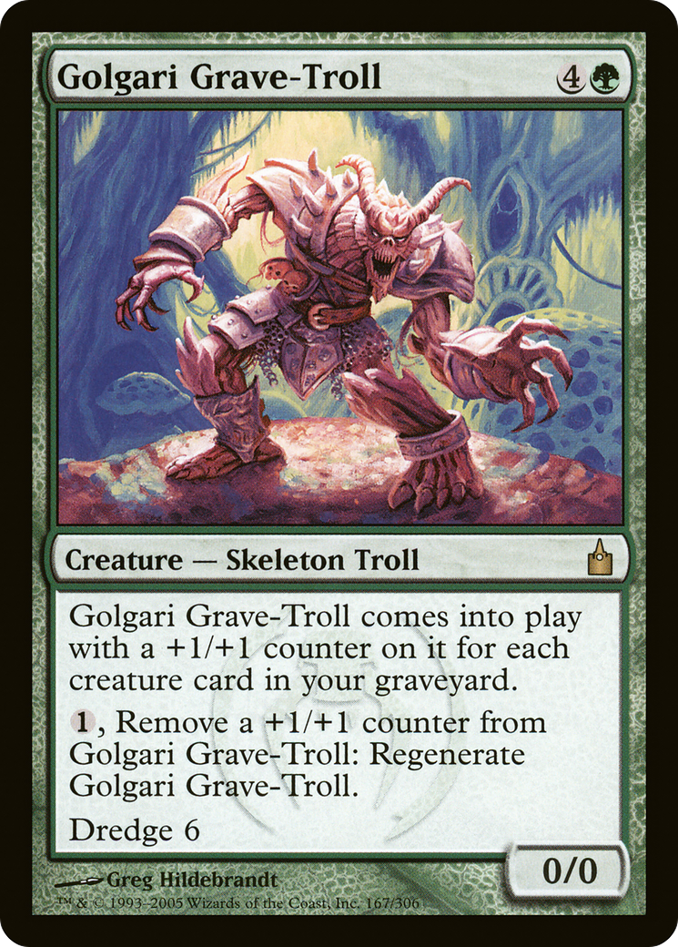 Golgari Grave-Troll (RAV-167) Foil
