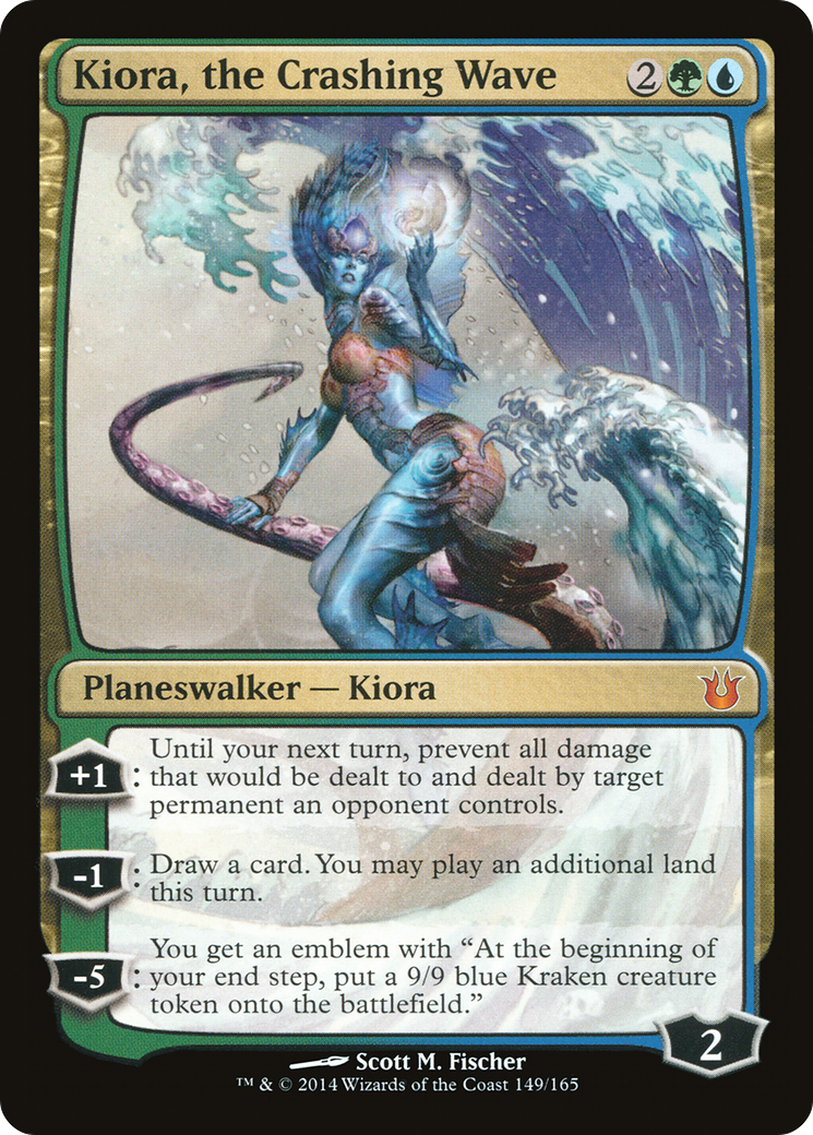 Kiora, the Crashing Wave (BNG-149) Foil
