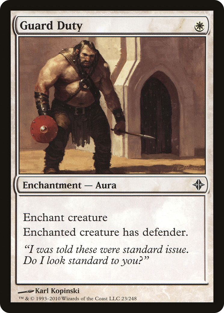Guard Duty (ROE-023) Foil