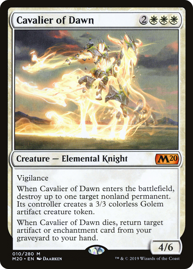 Cavalier of Dawn (M20-010) Foil
