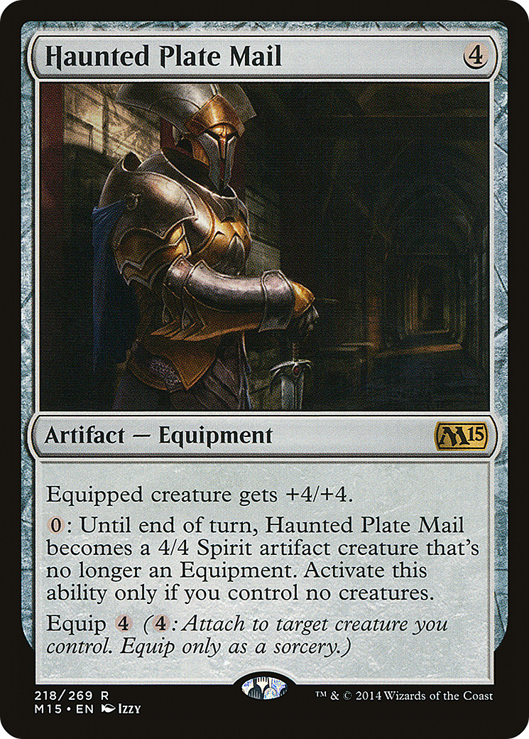Haunted Plate Mail (M15-218) Foil