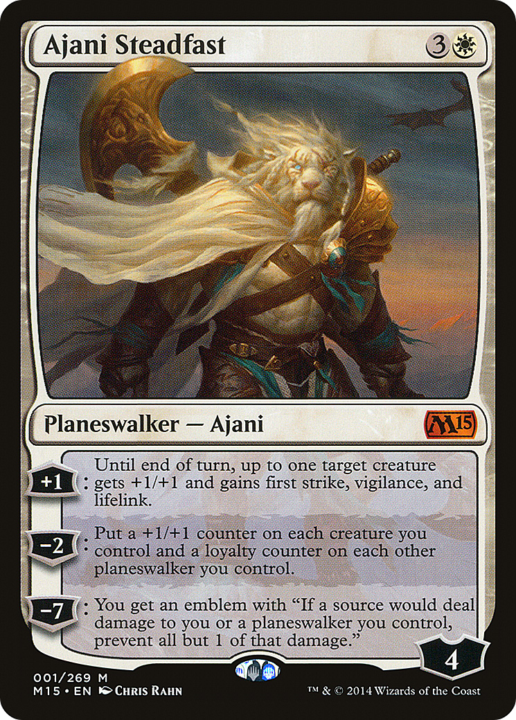 Ajani Steadfast (M15-001) Foil