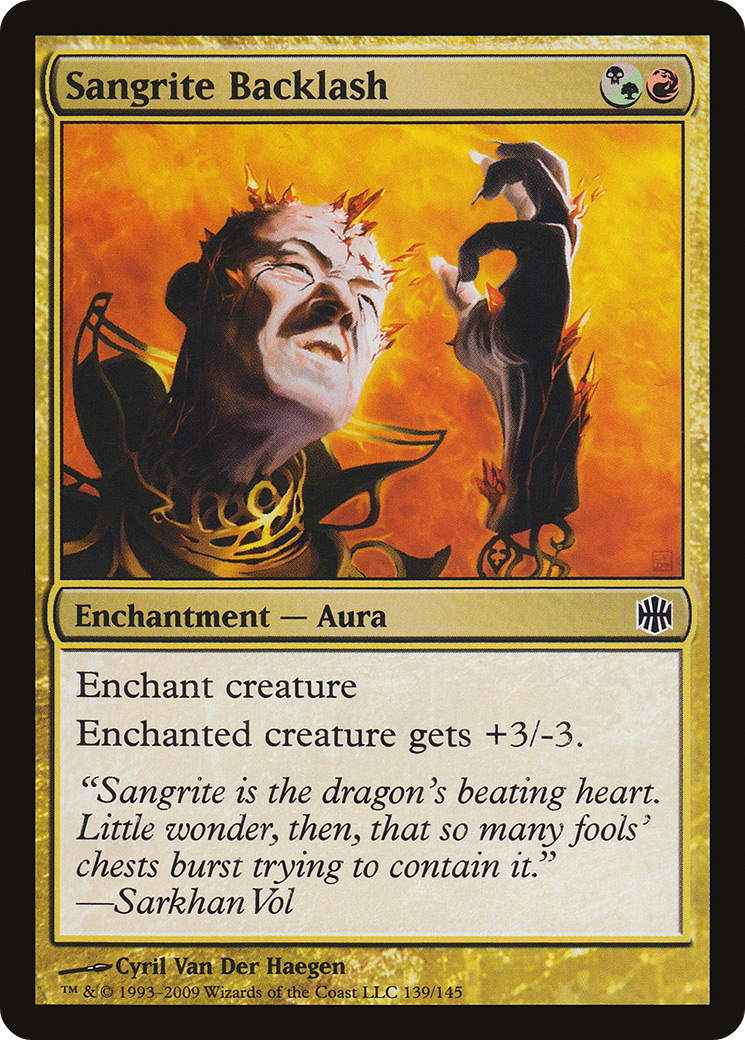 Sangrite Backlash (ARB-139) Foil