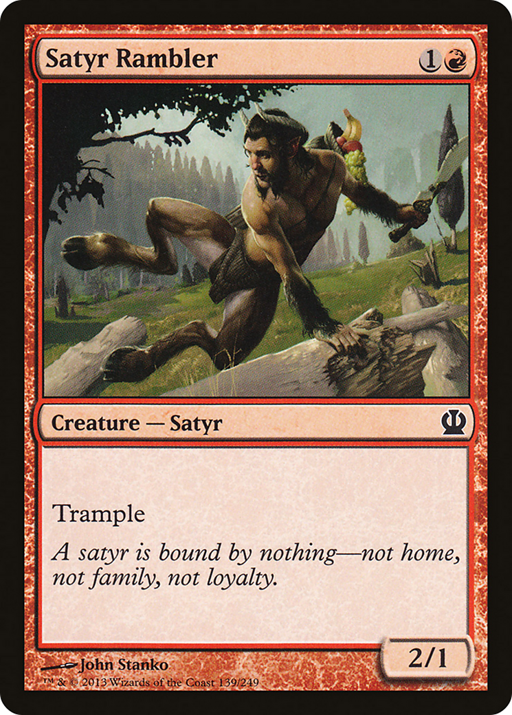 Satyr Rambler (THS-139) Foil