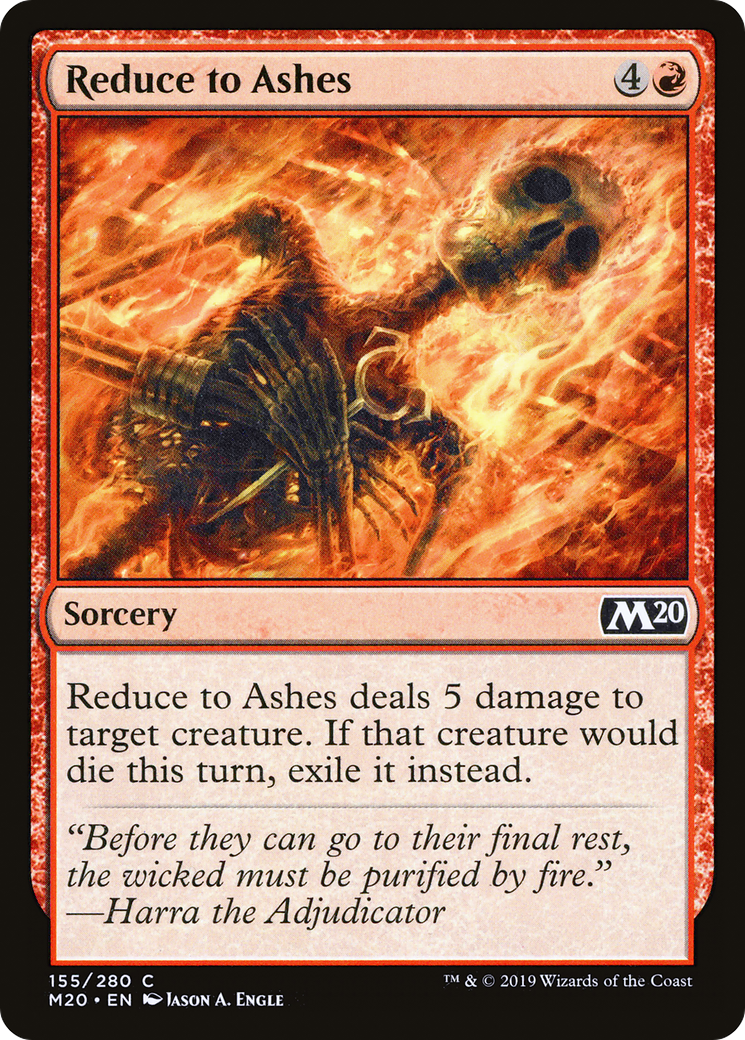 Reduce to Ashes (M20-155) Foil
