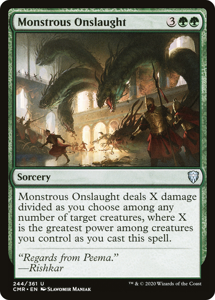 Monstrous Onslaught (CMR-244) Foil