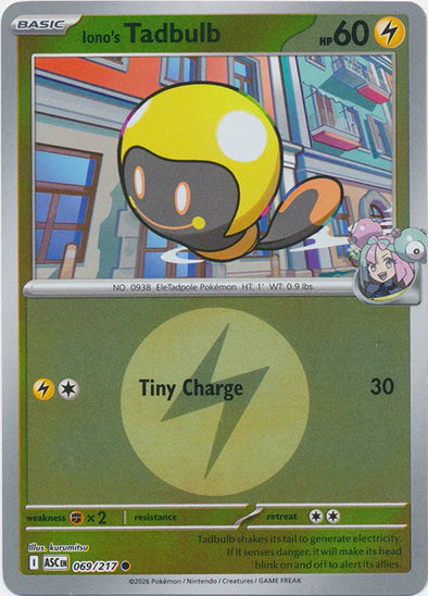 Iono's Tadbulb (Energy Symbol Pattern) - 069/217 - Common - Reverse Holo