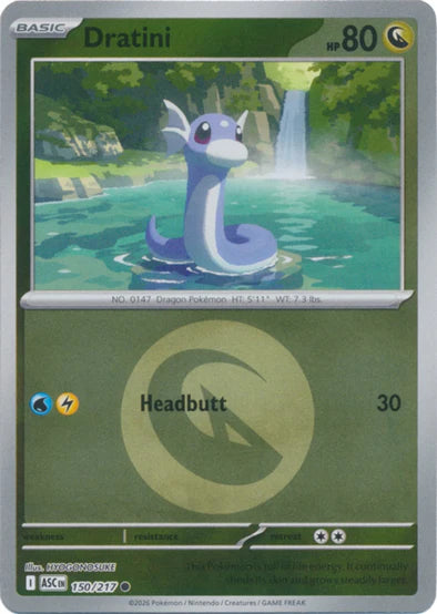 Dratini (Energy Symbol Pattern) - 150/217 - Common - Reverse Holo