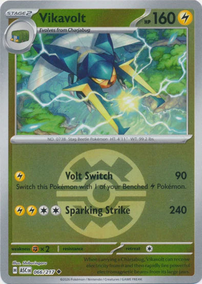 Vikavolt (Quick Ball) - 066/217 - Uncommon - Reverse Holo